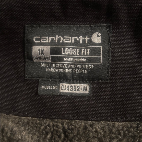 CARHARTT Women’s Washed Duck Sherpa Lined Hooded Jacket OJ4392-W NWT! - Picture 5 of 5